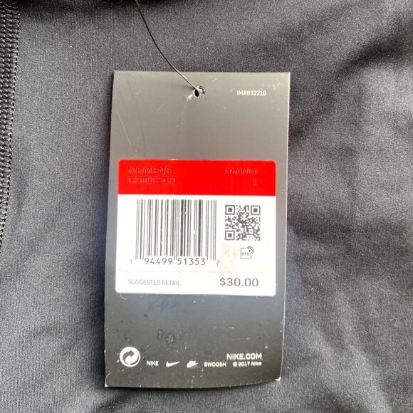 NWT Nike Pro Tight Fit Training Shorts Large Black Inseam 3" Stretch Support - Picture 6 of 7